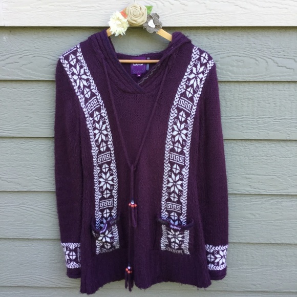 Anthropologie Lulumari Purple Sweater - Picture 1 of 8
